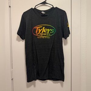 Keep Austin Weird Adult Medium Black T-Shirt by Tyler’s Black Rainbow